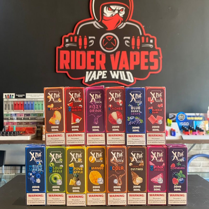 XTRA JUICE 20MG - 30ML Rider Vapes XTRA JUICE 20MG - 30ML Rider Vapes
