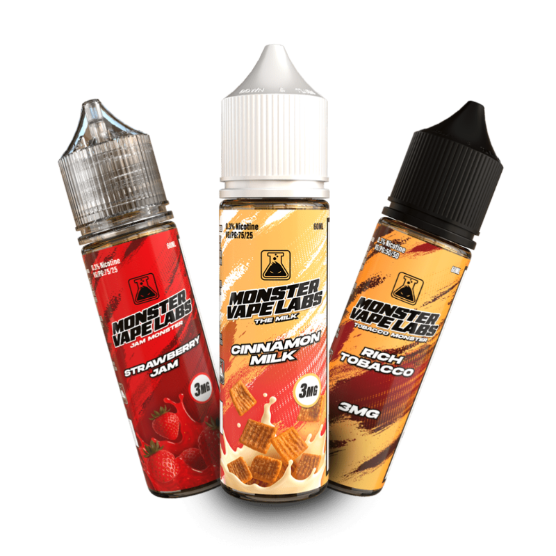MONSTER VAPE LABS E-LIQUID 3MG 60ML Rider Vapes MONSTER VAPE LABS E-LIQUID 3MG 60ML Rider Vapes