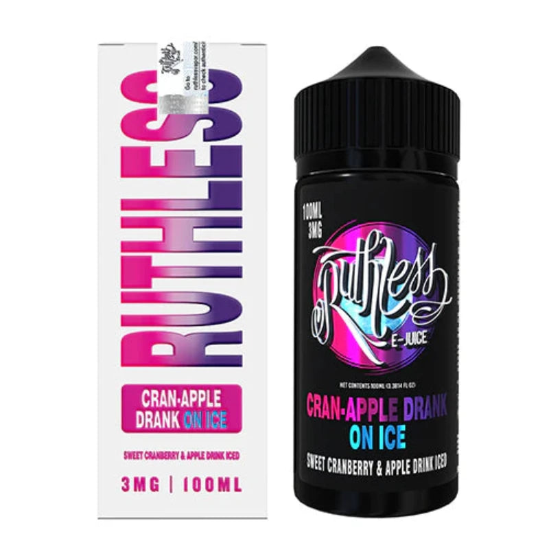 RUTHLESS CRAN APPLE DRANK ICE Rider Vapes RUTHLESS CRAN APPLE DRANK ICE Rider Vapes