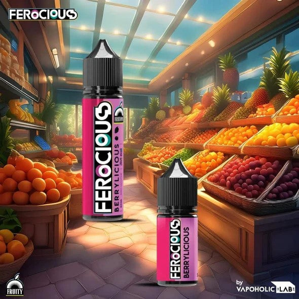 FEROCIOUS BAR JUICE FREEBASE 3MG /6MG/12MG 60ML