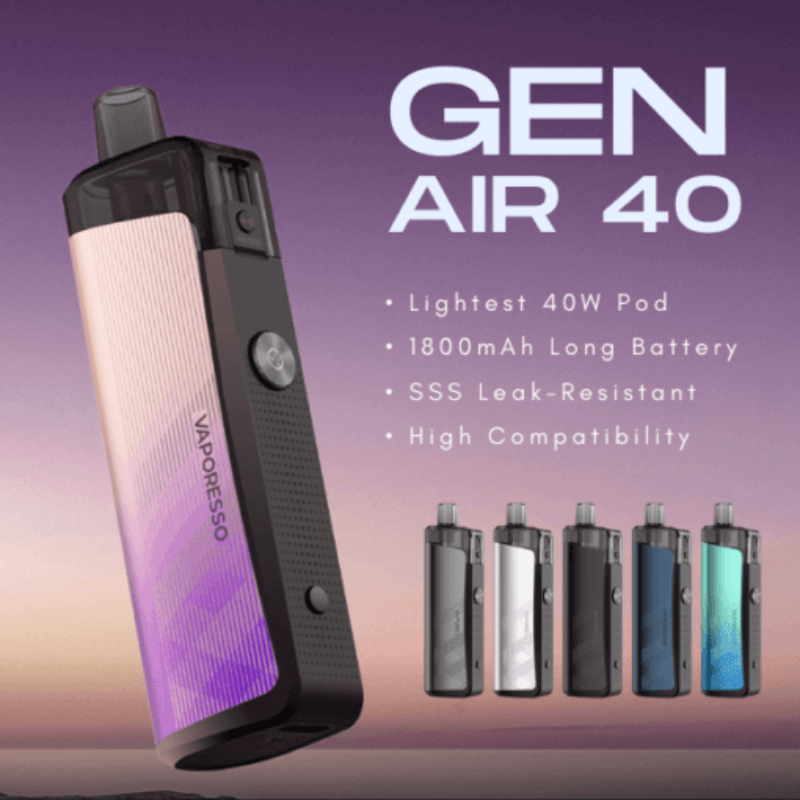 VAPORESSO GEN AIR 40 KIT Rider Vapes VAPORESSO GEN AIR 40 KIT Rider Vapes
