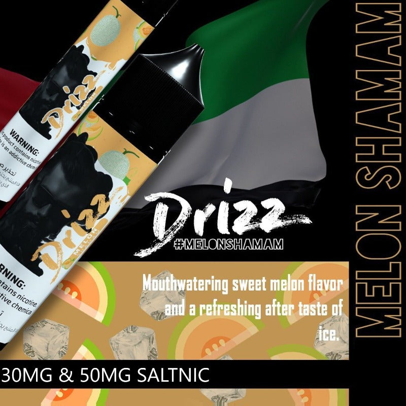 DRIZZ SALTNIC E-LIQUID - MELON SHAMAM