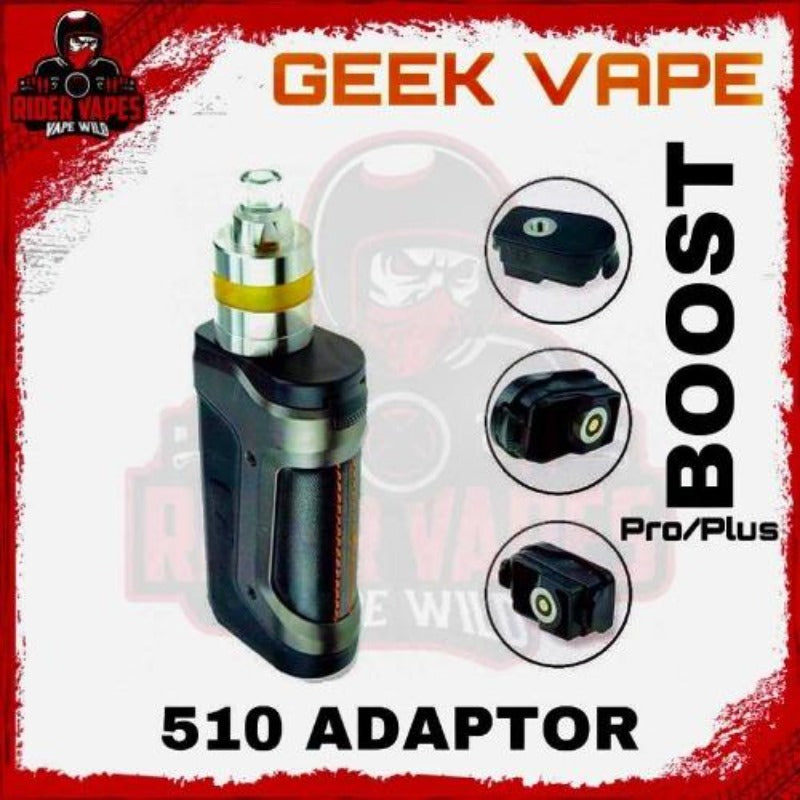 510 ADAPTOR FOR AEGIS BOOST PLUS / PRO Rider Vapes 510 ADAPTOR FOR AEGIS BOOST PLUS / PRO Rider Vapes