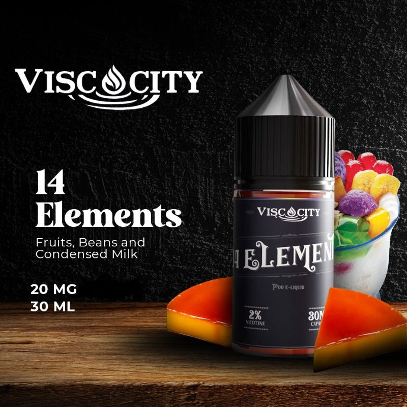 VISCOCITY VAPE LIQUIDS SALTNIC 20MG