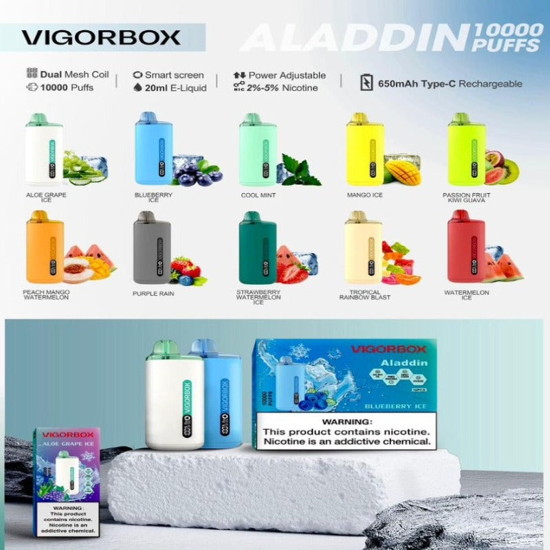 VIGOR BOX ALADDIN 10000 PUFFS