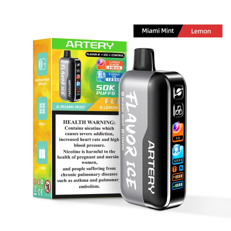 ARTERY CL6 50K PUFFS 20MG Rider Vapes ARTERY CL6 50K PUFFS 20MG Rider Vapes