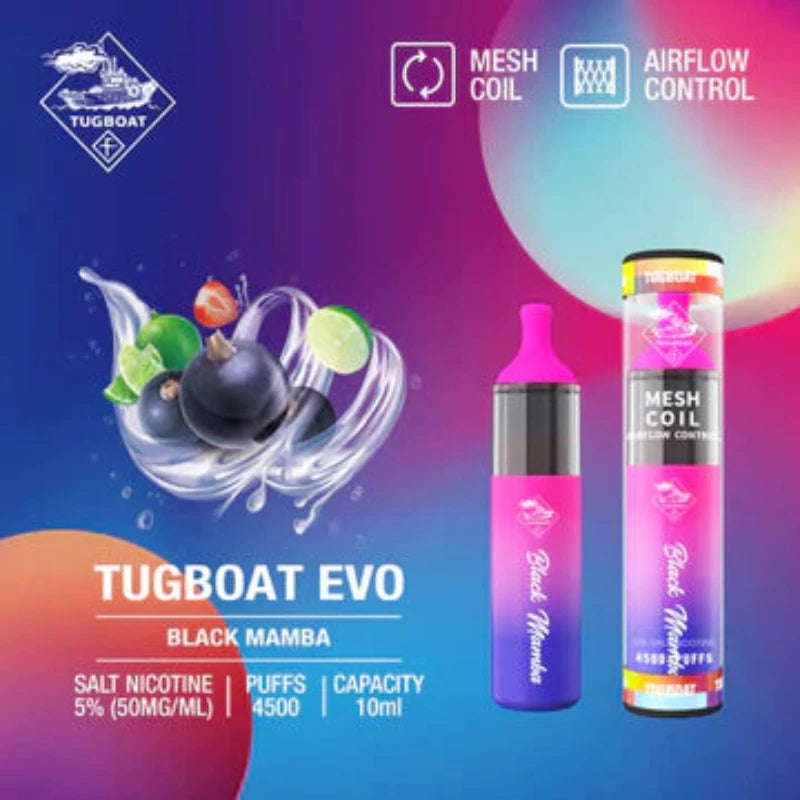 TUGBOAT EVO 4500 PUFFS - 5%