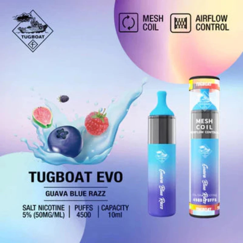 TUGBOAT EVO 4500 PUFFS - 5%