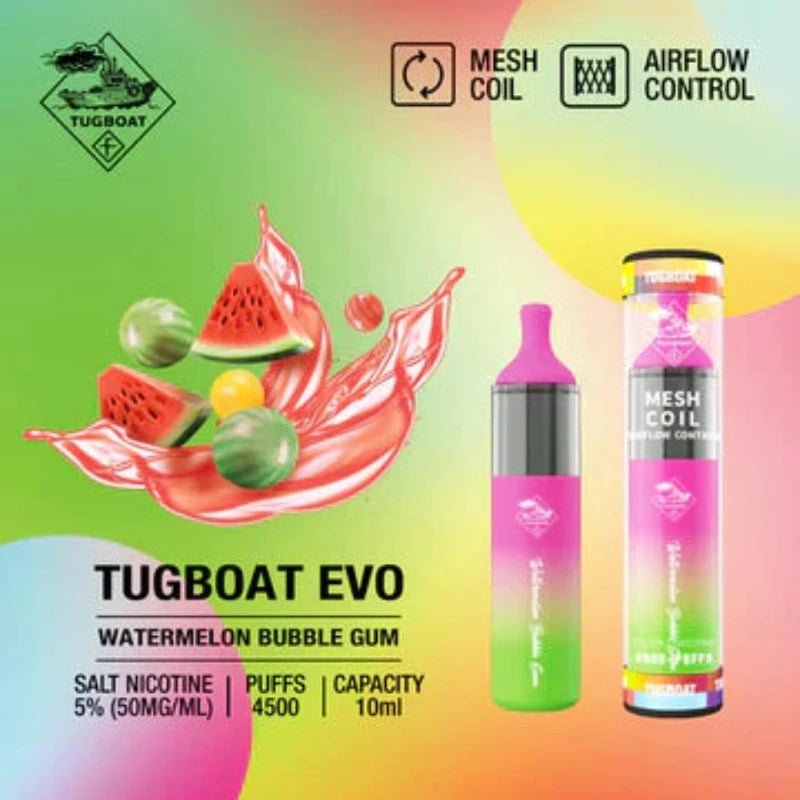 TUGBOAT EVO 4500 PUFFS - 5%