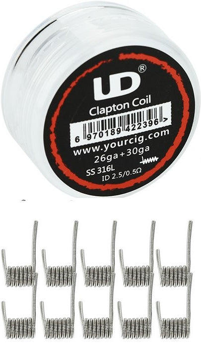 UD CLAPTON COIL SS 316L