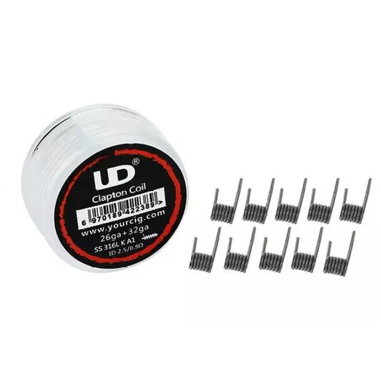 UD CLAPTON COIL SS 316L