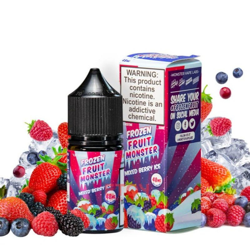 FROZEN FRUIT MONSTER MIXED BERRY ICE SALTNIC