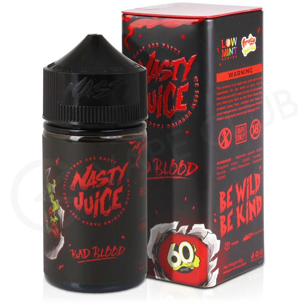 NASTY EJUICE BAD BLOOD Rider Vapes NASTY EJUICE BAD BLOOD Rider Vapes