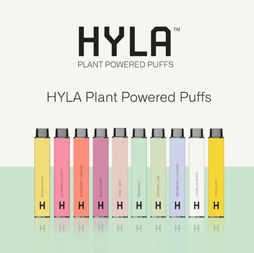 HYLA DISPOSABLE 800 PUFFS-0MG