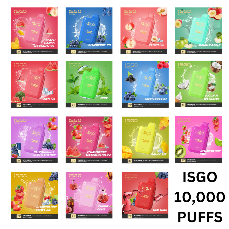 ISGO BAR DISPOSABLE 10000 PUFFS