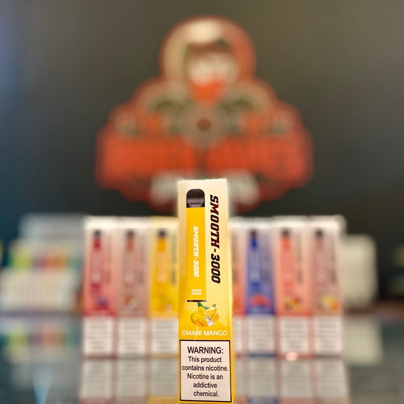 SMOOTH DISPOSABLE DEVICE 3000 PUFFS - 2% Rider Vapes SMOOTH DISPOSABLE DEVICE 3000 PUFFS - 2% Rider Vapes