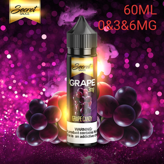 GRAPE CANDY Secret Sauce e liquid 3mg 60ml