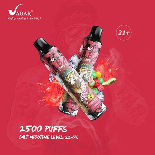 VABAR ROBUST DISPOSABLE 2500 PUFFS 2%