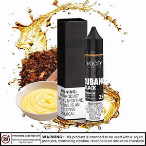 VGOD SALTNIC CUBANO BLACK