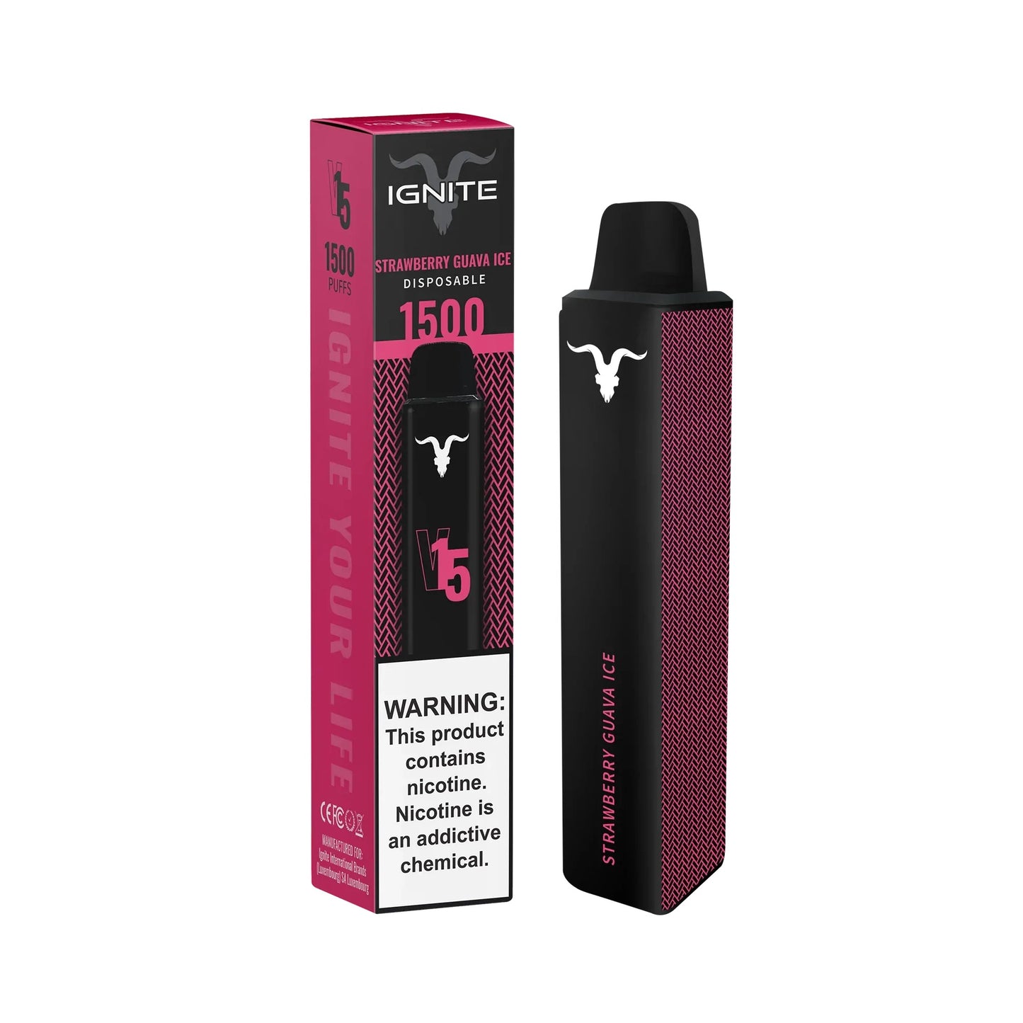 IGNITE V15 DISPOSABLE 1500 PUFFS 20MG