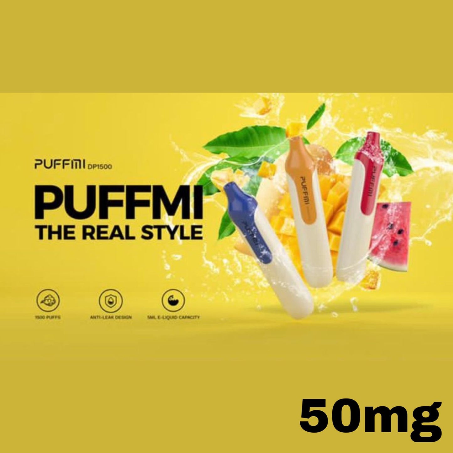 PUFFMI 1500 PUFFS - 50MG