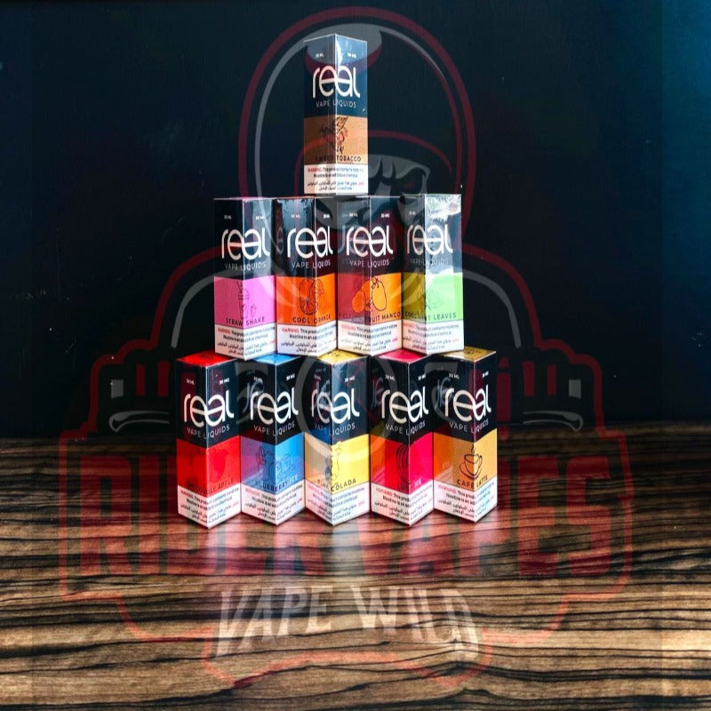 REAL VAPE LIQUIDS SALTNIC 30MG