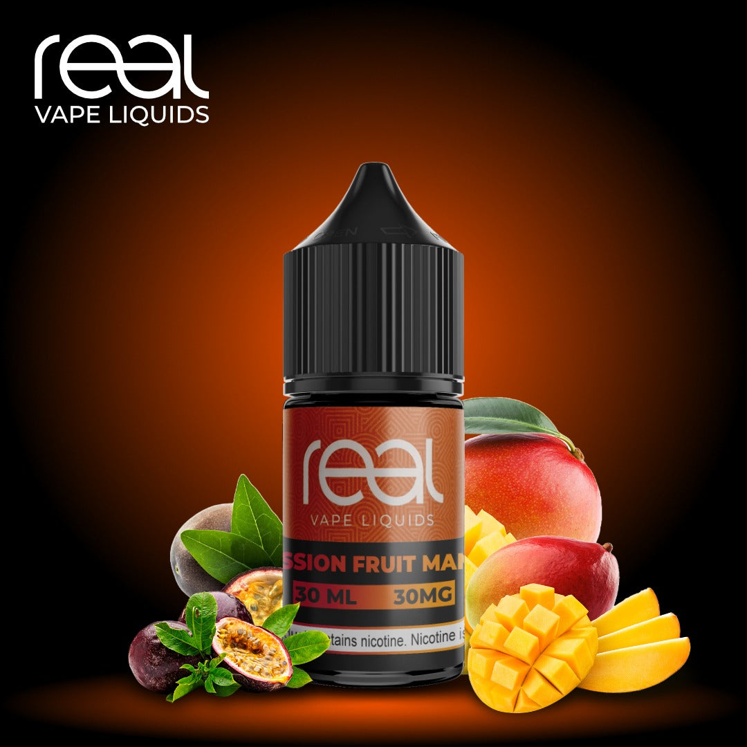 REAL VAPE LIQUIDS SALTNIC 30MG