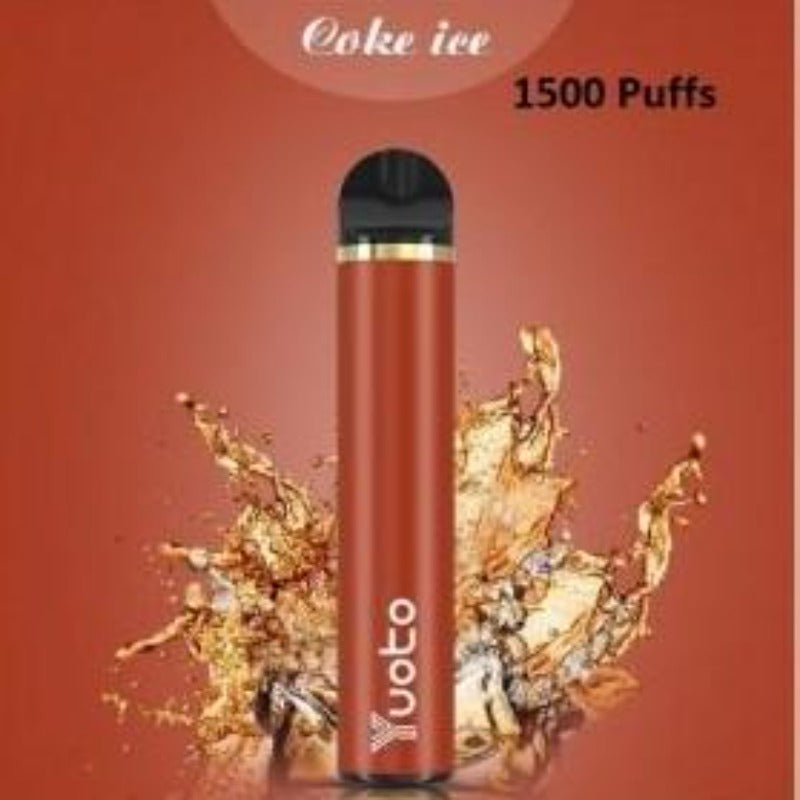 YUOTO DISPOSABLE 1500 PUFFS 50mg - 5%