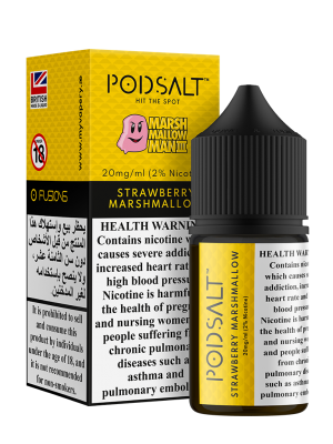 POD SALT FUSION 20MG 30ML STRAWBERRY MARSHMALLOW