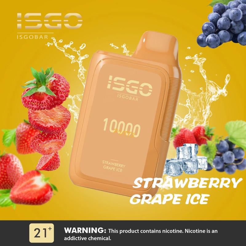 شريط ISGO BAR للاستخدام مرة واحدة 10000 نفخة