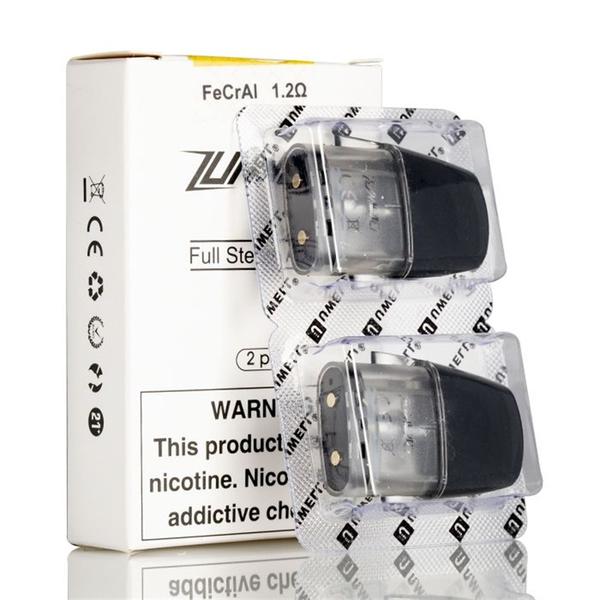 White Background Having two ZUMWALT POD CARTRIDGE 1.2Ω